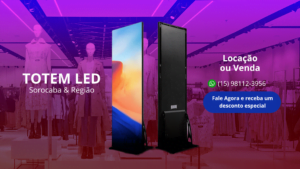 totem led sorocaba