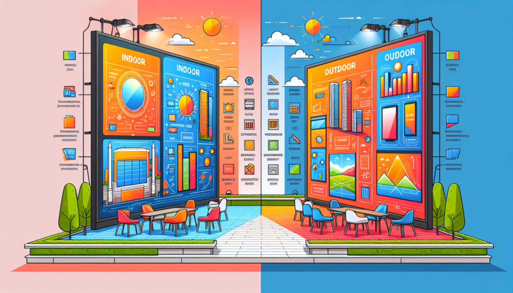 Diferenças entre Painéis de LED Indoor e Outdoor – Guia Completo