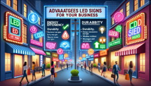 Vantagens dos Letreiros de LED para seu Negócio
