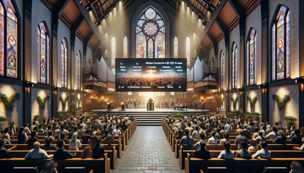 Vantagens do Telão de LED para Igrejas – Guia Completo